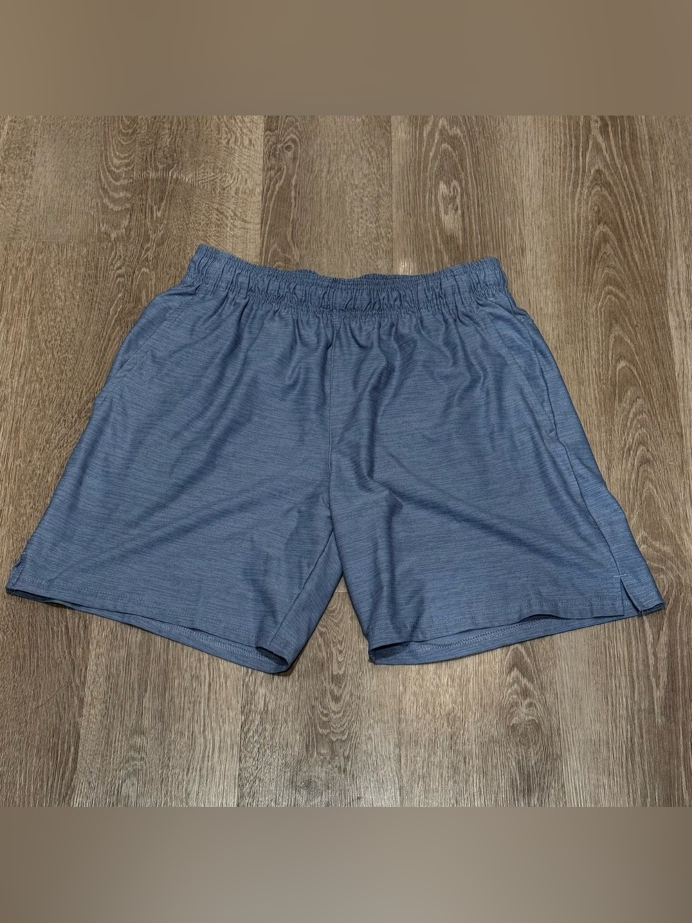 Men's Elastic-Waist Performance Shorts - Blue